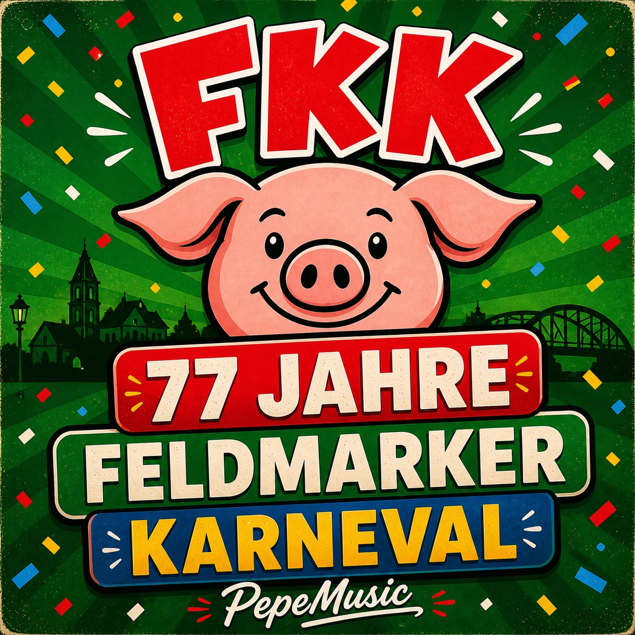 Albumcover 77 Jahre Feldmarker Karneval – PepeMusic