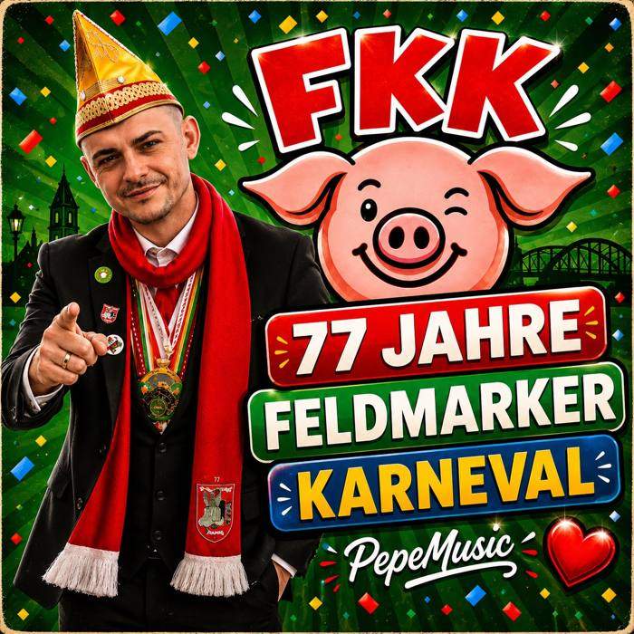Albumcover FKK – 77 Jahre Feldmarker Karneval